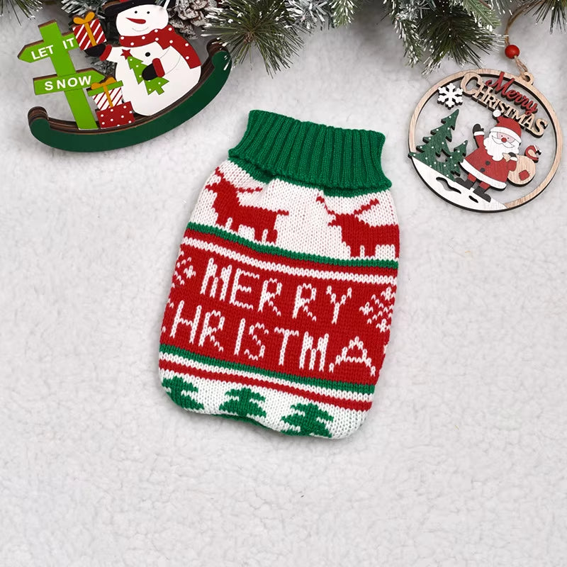 Dog Christmas Sweater – Cozy Knit Holiday Pet Sweater for Small & Medium Dogs