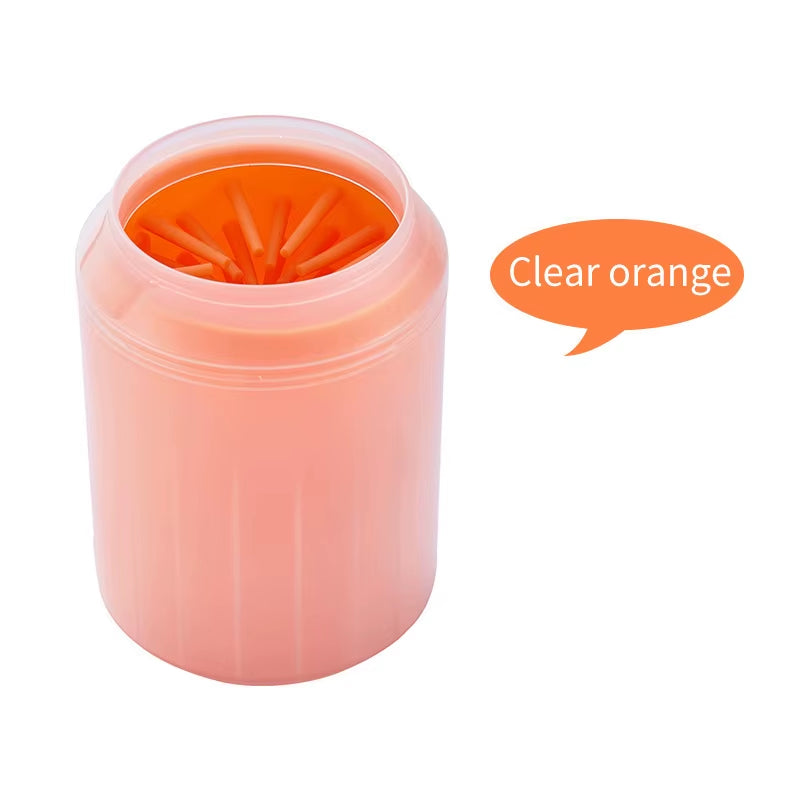 Portable Dog Paw Cleaner Cup – Soft Silicone Paw Washer for Muddy Paws