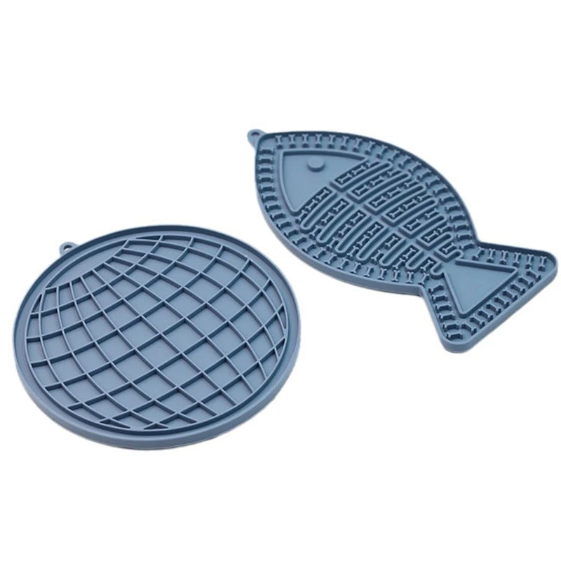 Dog Lick Mat with Suction Cups – Slow Feeder & Anxiety Relief Licking Pad