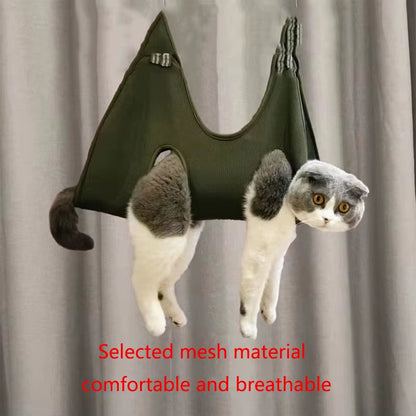Pet Grooming Hammock – Dog & Cat Restraint Bag for Nail Trimming & Bathing