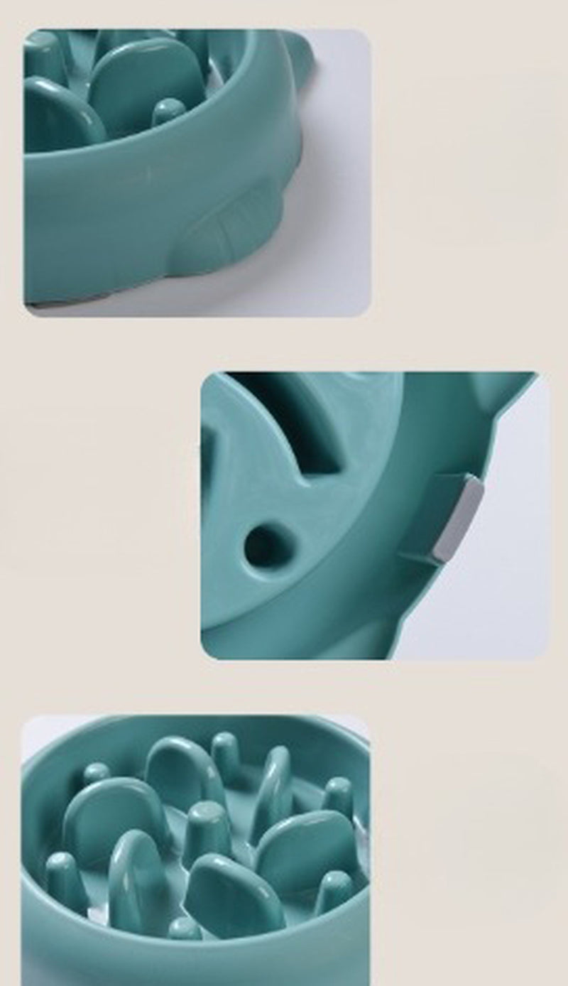 Slow Feeder Dog Bowl – Anti-Gulp Puzzle Bowl for Healthy Digestion