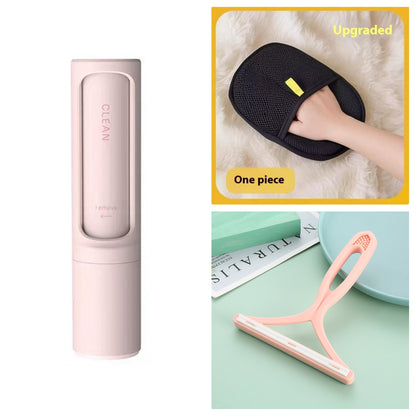 Reusable Pet Hair Remover Roller – 2-in-1 Lint Roller for Furniture, Couch & Clothes