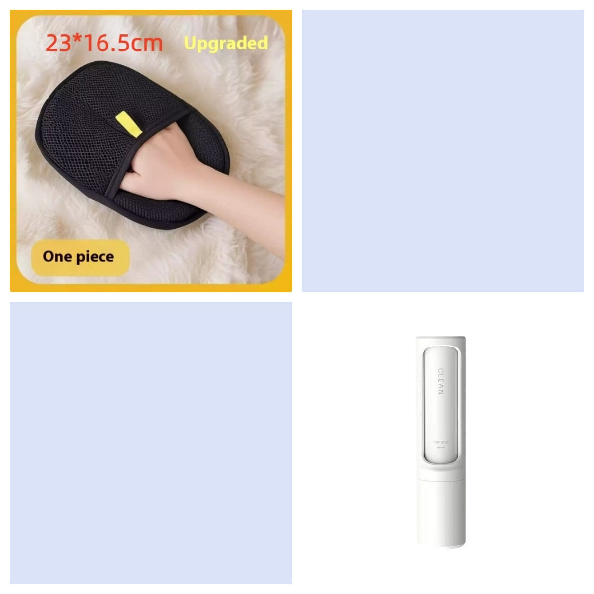 Reusable Pet Hair Remover Roller – 2-in-1 Lint Roller for Furniture, Couch & Clothes
