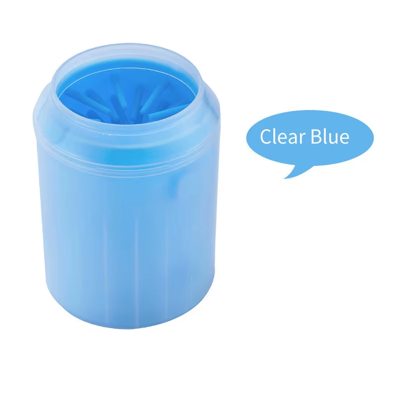 Portable Dog Paw Cleaner Cup – Soft Silicone Paw Washer for Muddy Paws