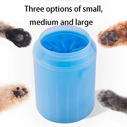 Portable Dog Paw Cleaner Cup – Soft Silicone Paw Washer for Muddy Paws