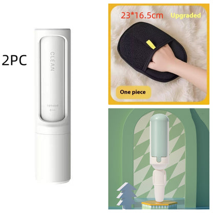 Reusable Pet Hair Remover Roller – 2-in-1 Lint Roller for Furniture, Couch & Clothes