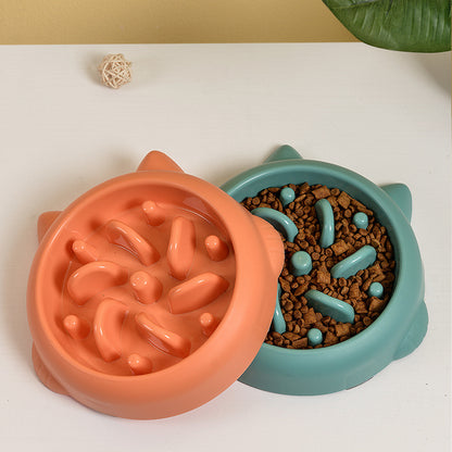 Slow Feeder Dog Bowl – Anti-Gulp Puzzle Bowl for Healthy Digestion