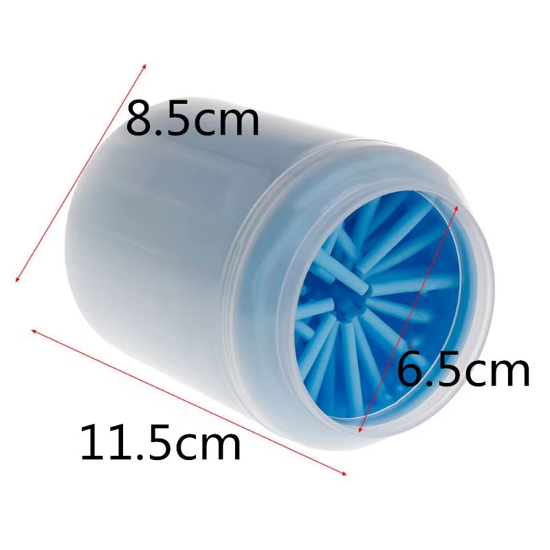 Portable Dog Paw Cleaner Cup – Soft Silicone Paw Washer for Muddy Paws