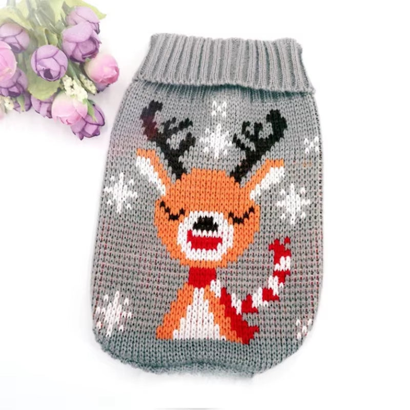Dog Christmas Sweater – Cozy Knit Holiday Pet Sweater for Small & Medium Dogs