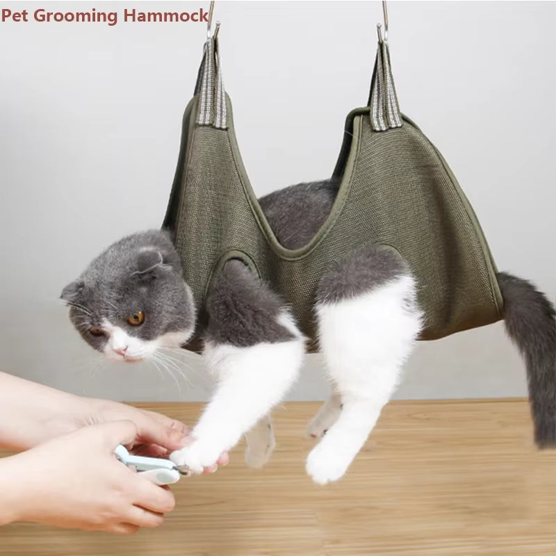 Pet Grooming Hammock – Dog & Cat Restraint Bag for Nail Trimming & Bathing