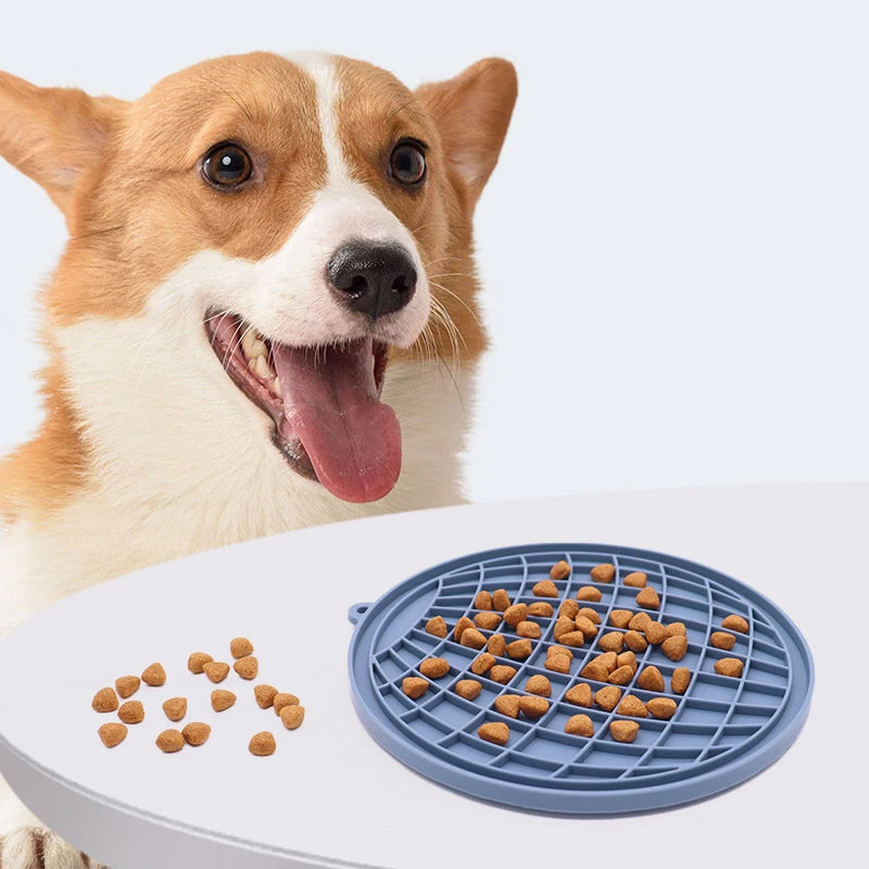 Dog Lick Mat with Suction Cups – Slow Feeder & Anxiety Relief Licking Pad