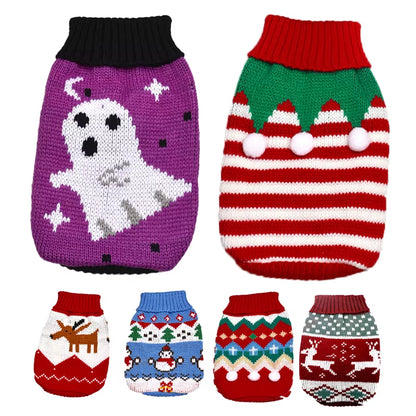 Dog Christmas Sweater – Cozy Knit Holiday Pet Sweater for Small & Medium Dogs