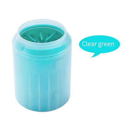 Portable Dog Paw Cleaner Cup – Soft Silicone Paw Washer for Muddy Paws