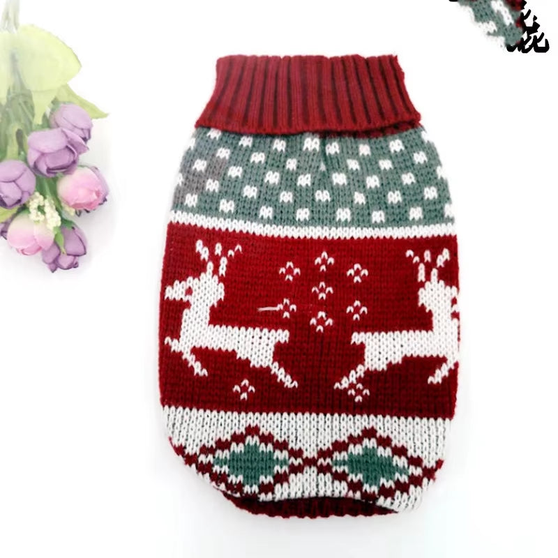 Dog Christmas Sweater – Cozy Knit Holiday Pet Sweater for Small & Medium Dogs