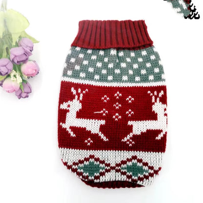 Dog Christmas Sweater – Cozy Knit Holiday Pet Sweater for Small & Medium Dogs