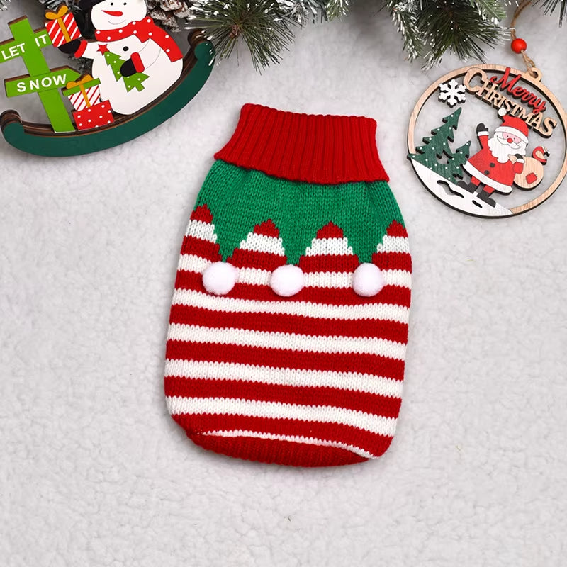 Dog Christmas Sweater – Cozy Knit Holiday Pet Sweater for Small & Medium Dogs